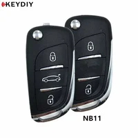 5ชิ้นคีย์ดีไอวาย NB11 B11รีโมตอเนกประสงค์2ปุ่มสำหรับ KD900/KD-X2 /kd กุญแจมินิโปรแกรมเมอร์ NB11-2 kunci REMOTE mobil สไตล์ ds 4
