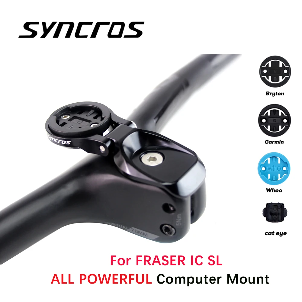 

SYNCROS Computer Mount For FRASER IC SL Bike K-EDGE Code Table Rack For WAHOOH/Garmin/Bryton/CAT EYE/Light Bicycle Accessories