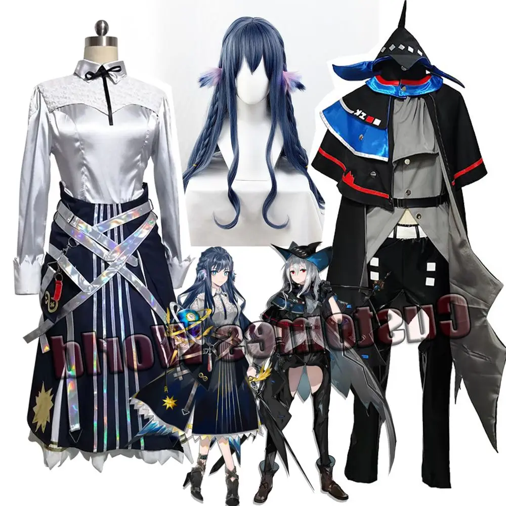 

Games Cosplay Costumes New Skin Skadi Uniform Arknights Astesia Suits Party Halloween XingJi Outfit Si KaDi Costumes Wigs Shoes