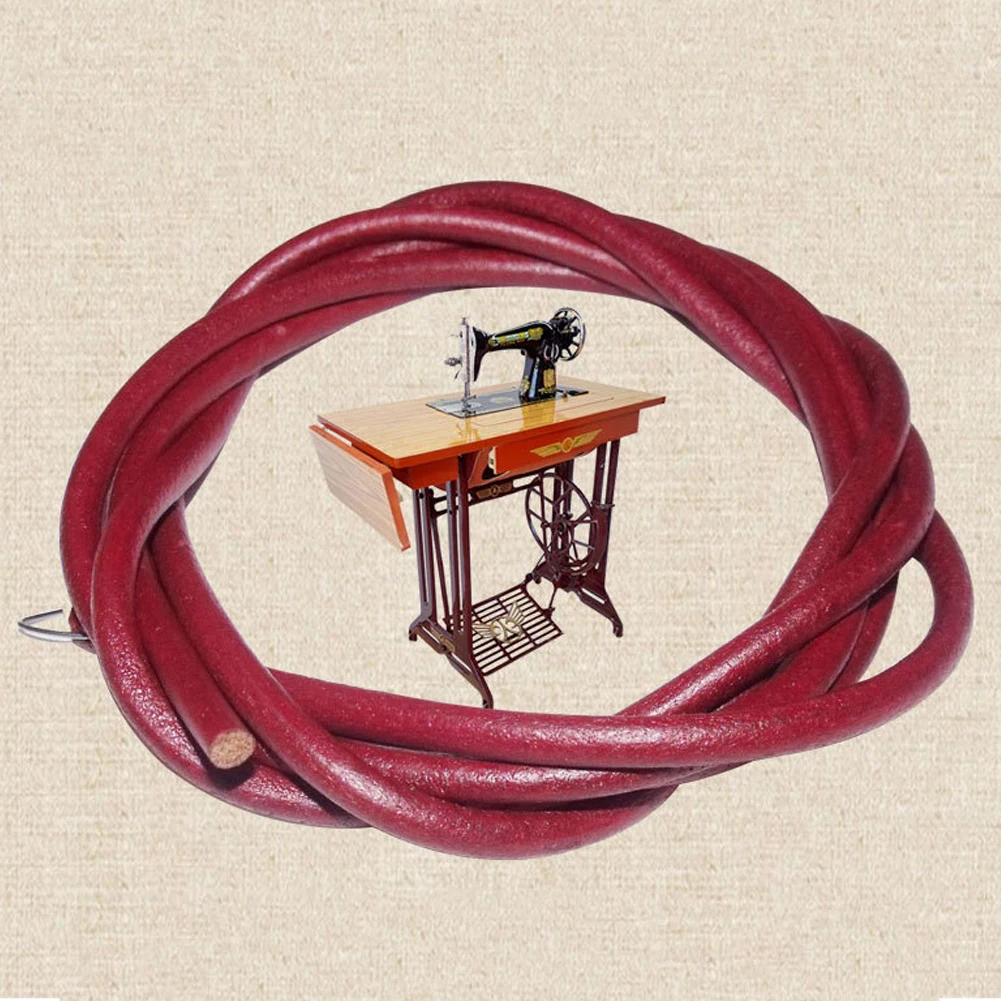 Parti Del Pedale Della Cintura In Pelle Con Gancio Per Macchina Da Cucire Singer 3/16 "5Mm Accessori Per Macchine Da Cucire Per Uso Domestico