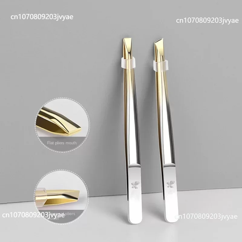 

Tweezers Eyebrow Tweezers Professional Stainless Steel Flat Slant Tip Multifunction Tweezer Eyebrow Tweezer Face Hair Removal