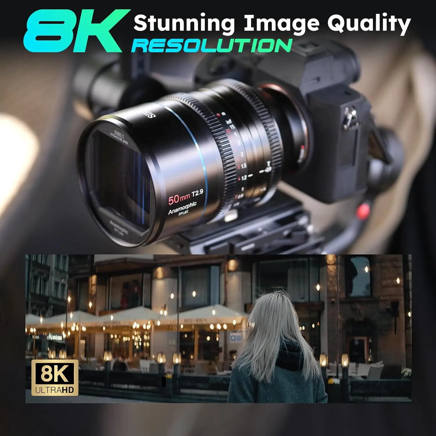 Komodo Sirui Anamorphic Lens Still Photography SIRUI Saturn 35mm