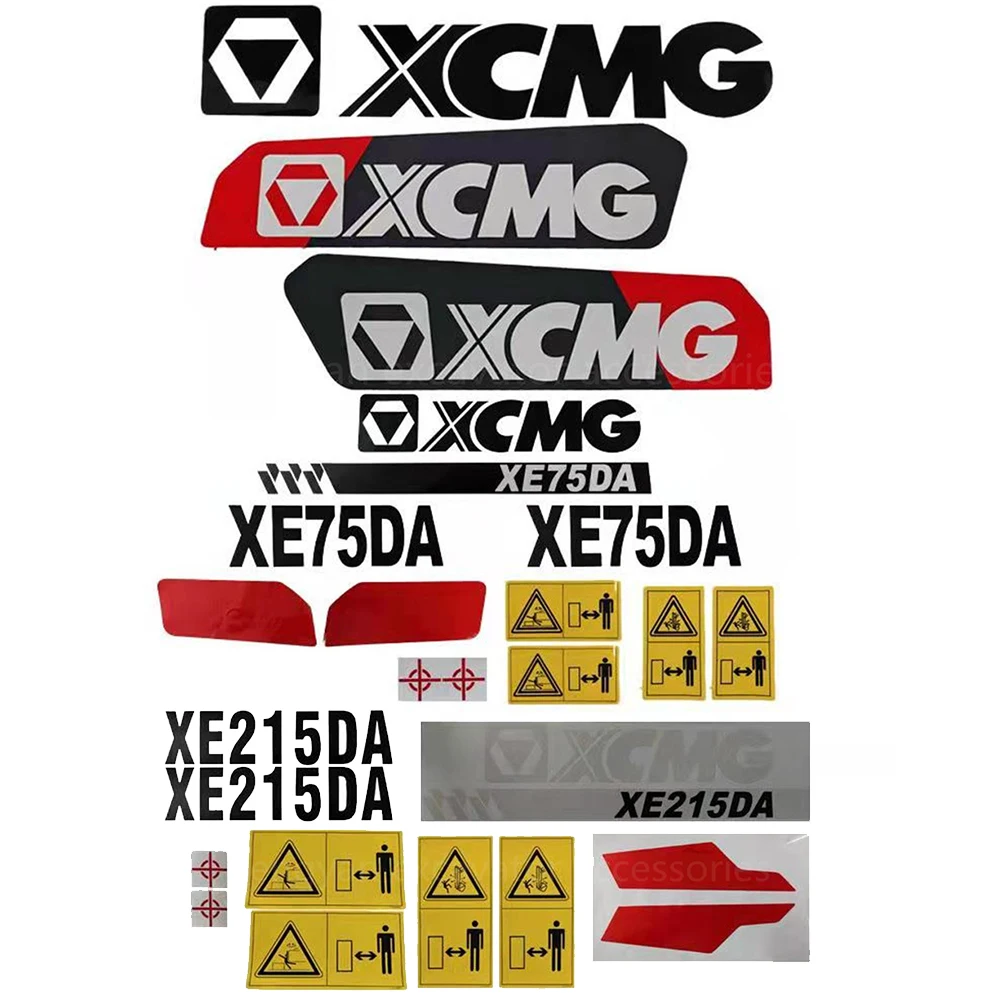 

Vehicle Labels Stickers Vehicle Stickers Warning Stickers Decals XCMG Excavator Parts XE60 65 75 80 135 155 215 225 305 335DA/DK