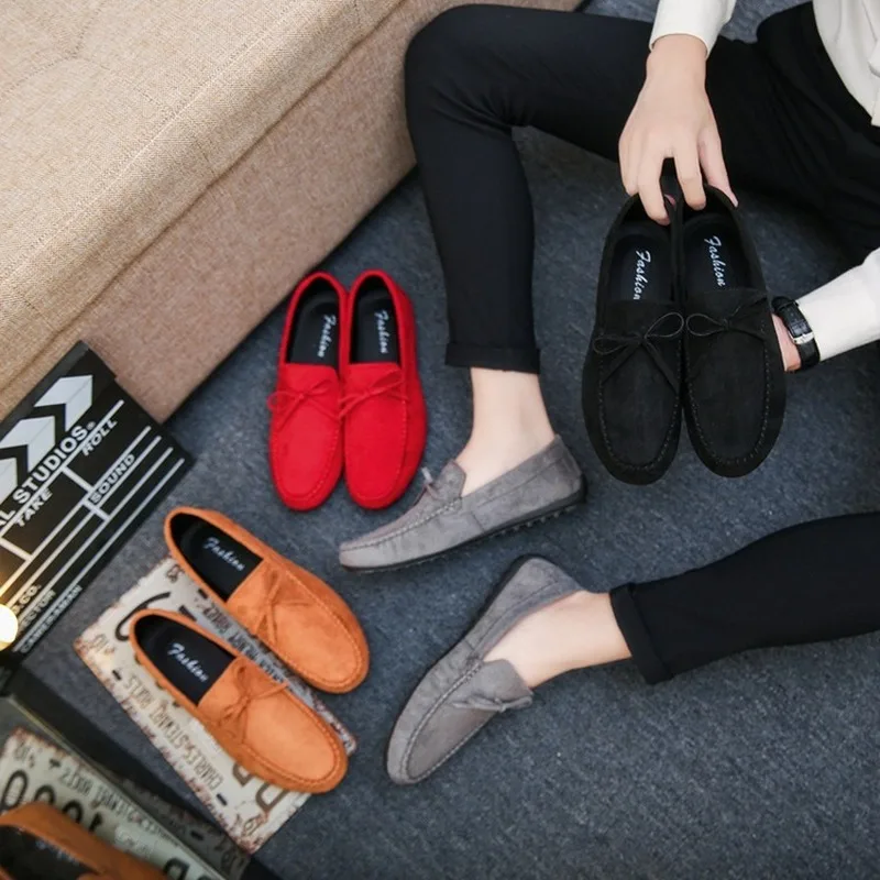 Summer Shoes Men Flats Slip On Male Loafers Driving Moccasins Homme Men Casual Shoes Fashion Dress Wedding Footwear