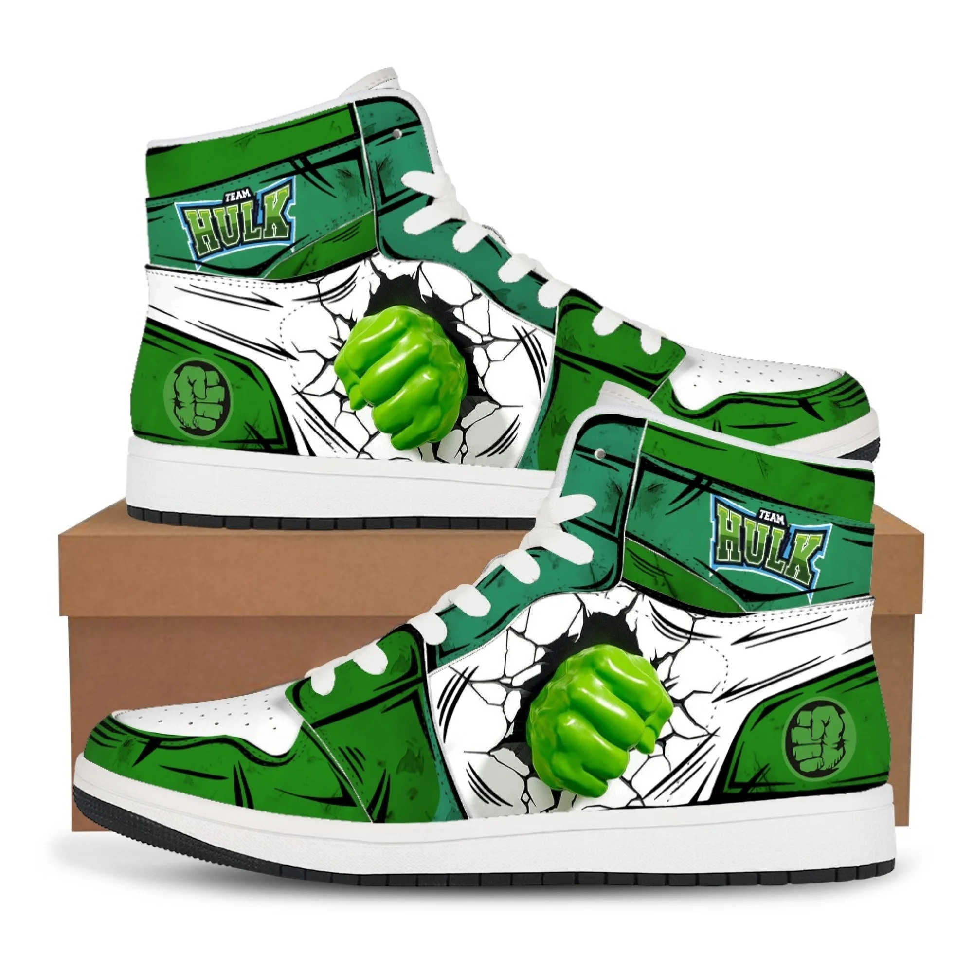 Hulk Zapatillas De Avengers Marvel Anime Movies Sneakers
