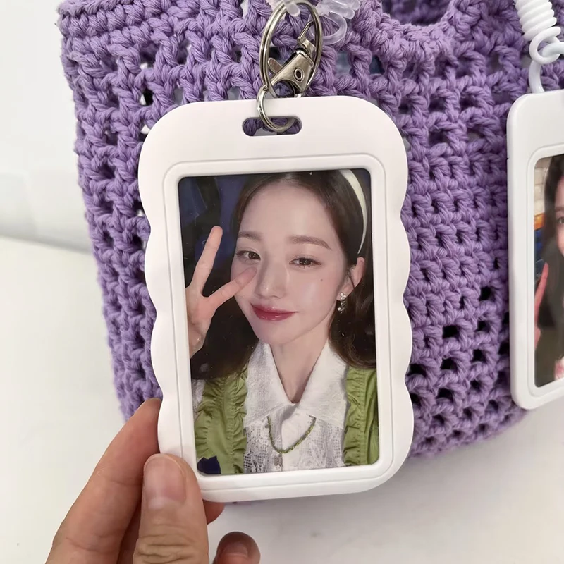 Photo Frame Kpop Photocard Holder Binder Photo Display Frame Idol Photo Frame Keychain Desk Accessorie Bags Hanging Pendants Keychains