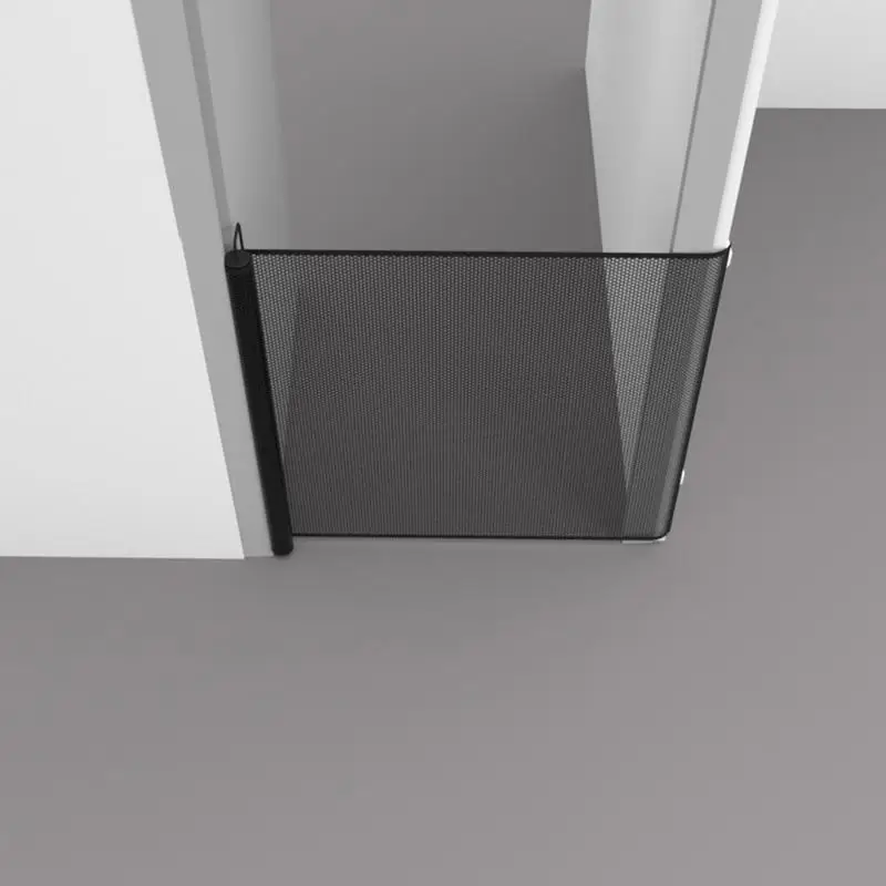 Retractable Pet Gate Kid Safety Automatic Retractable Isolation Net Multifunctional Easy Install Pet Gates For Stairs Outdoor