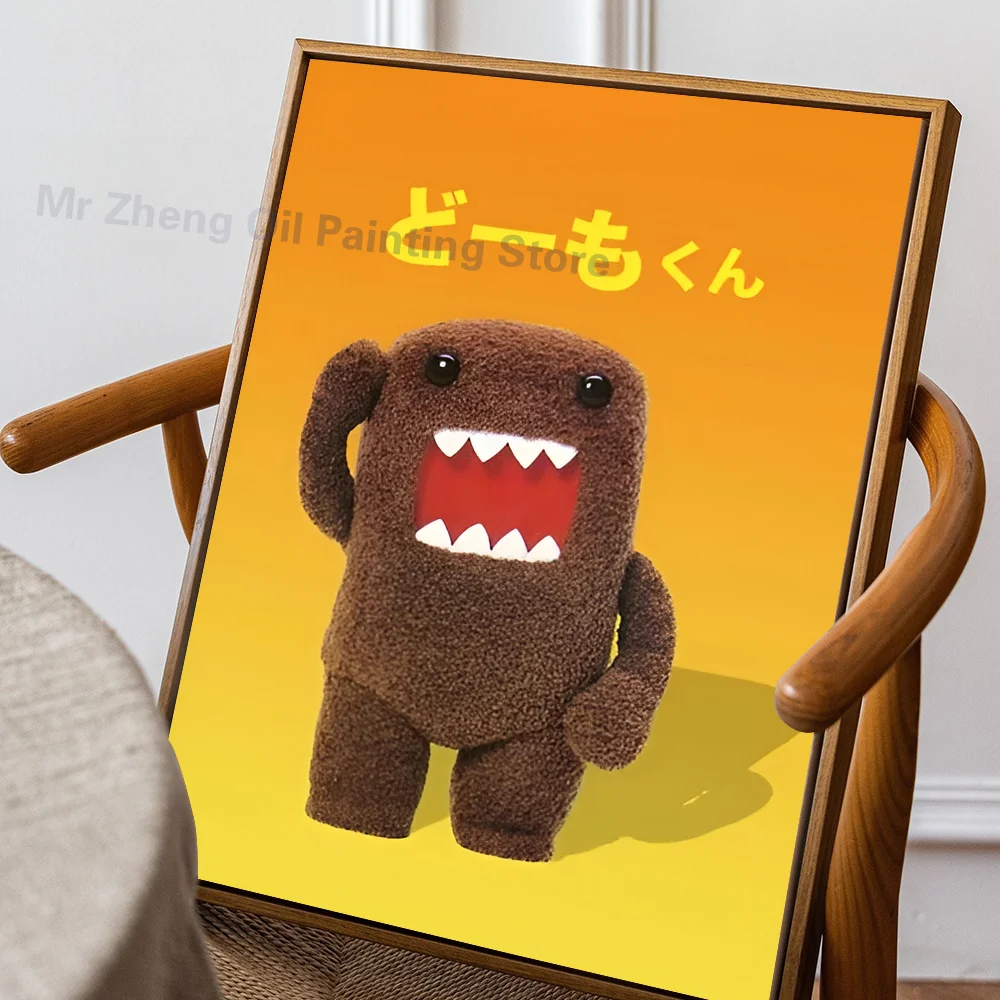 Niedliches Domo-Kun-Poster, selbstklebende Kunst, wasserfester Papieraufkleber, Kaffeehaus, Bar, Zimmer, Wanddekoration – Detail 20