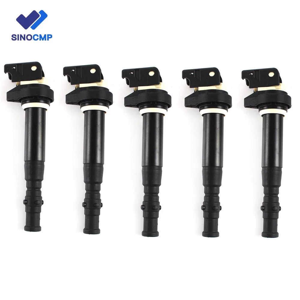 5pcs 12137841556 12137835108 Ignition Coils For 2006 2010 BMW M5 M6 5