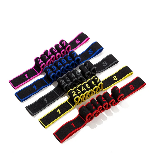Yoga Pull Strap Belt Girl Elastic Latin Dance Stretching Band Loop Yoga Pilates GYM Fitness Exercise Resistance Band With Number Yoga Pull Strap Belt Girl Elastic Latin Dance Stretching Band Loop Yoga Pilates GYM Fitness Exercise Resistance Band With Number