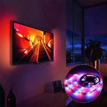 

LED Lights Strip USB RGB SMD 5050 DC 5V Flexible Lamp TV Background Lighting