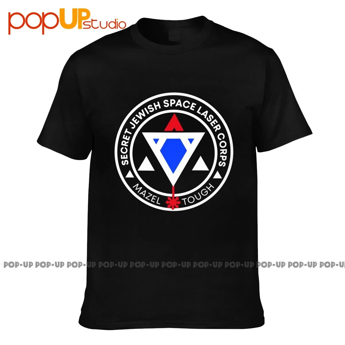 Secret Jewish Space Laser Corps T-Shirt Tee Shirt Best Retro Splicing Di Alta Qualità