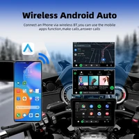 EKIY 7.0" Wireless CarPlay Moto Android Auto Android 13.0 Portable Digital Motorcycle Dashboard GPS Navigation Display Screen - Image 4