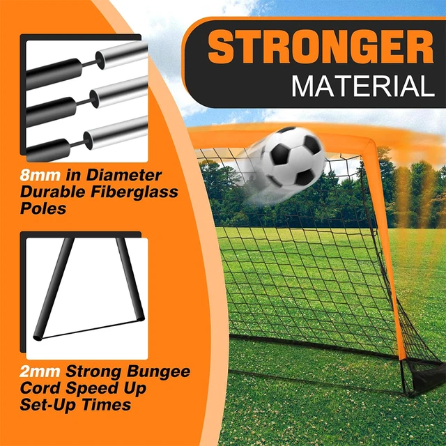 1pcs Portable Soccer Goals for Backyard Indoor and Outdoor Pop Up Soccer Goals Foldable Mobile Training Football Net 5