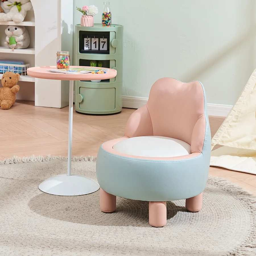 High Quality Single Reading Corner Sofa Solid Wood Frame & Fabric Cover Modern Design for Kids Bedroom or Home Living Room