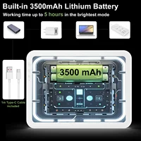 8000Lux A3 Light Box Drawing Board with 3500mAH Battery, 6 dimming Levels and 3 Color temperatures Light Table for Sketching - Image 2