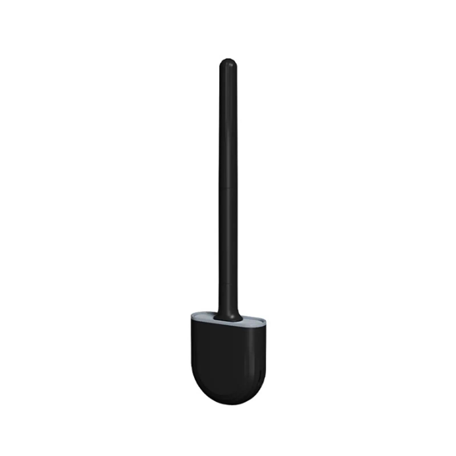 Silicone Toilet Brush and Holder Wall Mounted Bathroom Quick Drying Efficient Professional Deep Cleaning bathroom accessories toilet brush set toilet brush holder