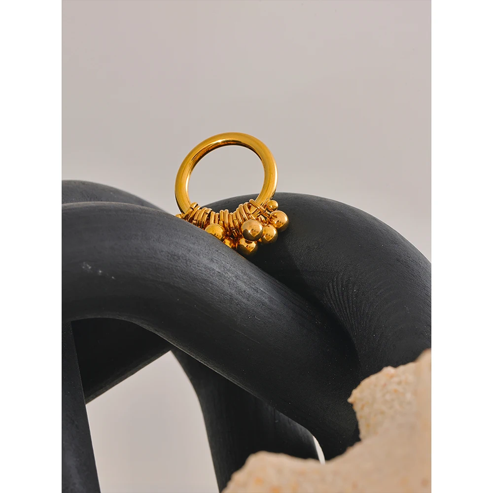 Yhpup Ring 18K Gold PVD Plated