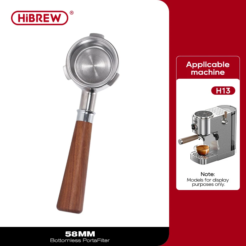 فلتر قهوة هاي برو بدون قاع 51 مم 58 مم، سلة فلتر ل...