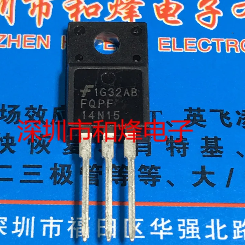 

5PCS-10PCS FQPF14N15 TO-220F 150V 9.8A New And Original On Stock