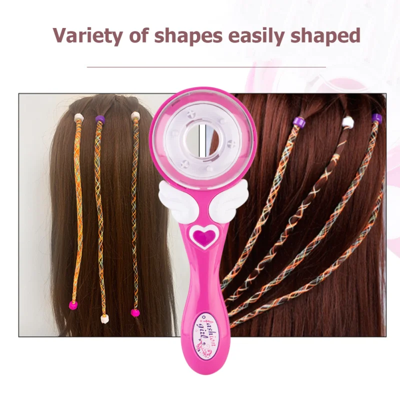 Girls Electric Automatic Hair Braid DIY Stylish Braiding Hairstyle Tool Twist Braider Machine Weave Roller Pretend Kids Toys 5 Girls Electric Automatic Hair Braid DIY Stylish Braiding Hairstyle Tool Twist Braider Machine Weave Roller Pretend Kids Toys 5