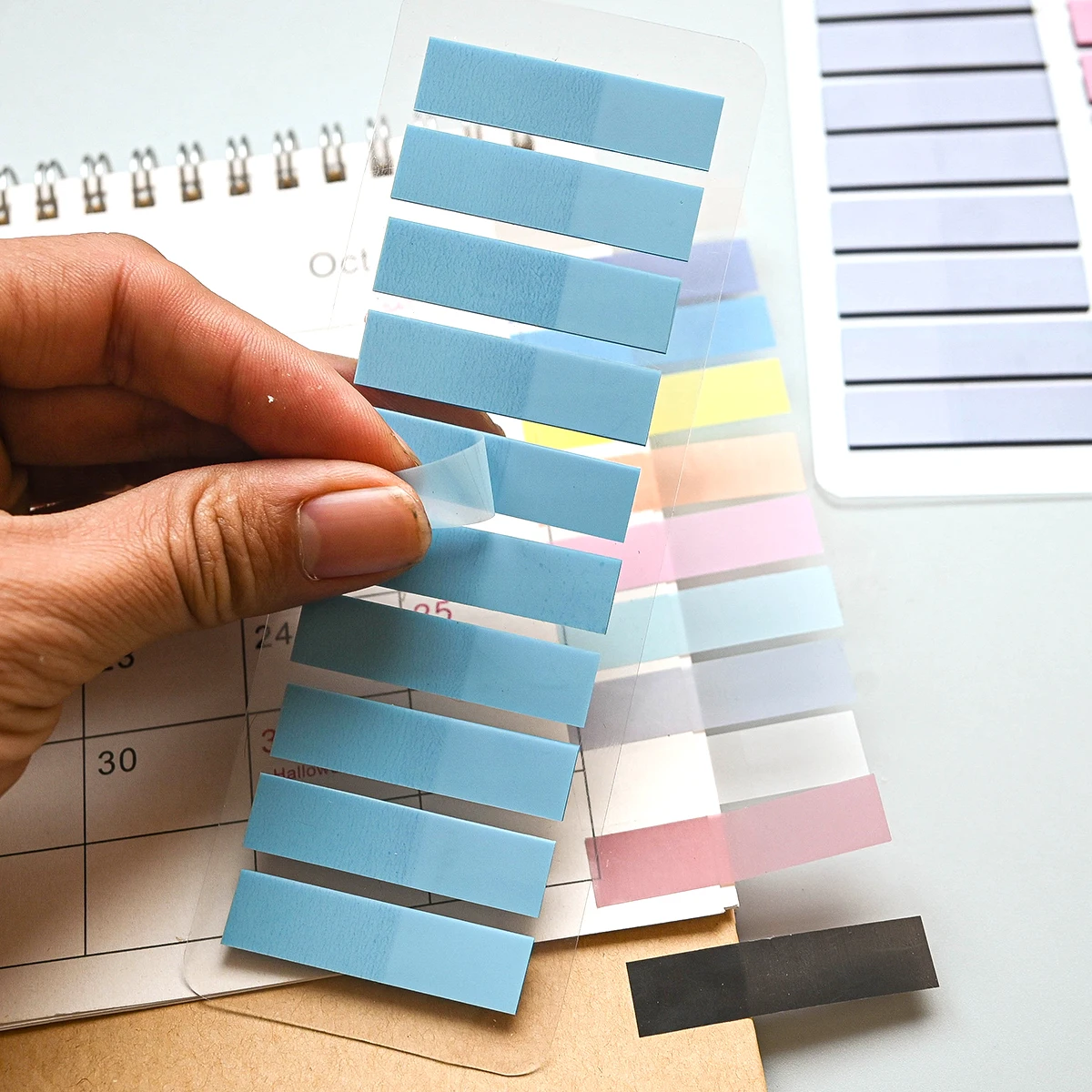 Großpackung, 200–2400 Stück, transparente Haftnotizen, Indexregisterkarten, Seitenbuchmarkierungen, Etikettenaufkleber für Seitenmarkierungen und Dokumentenklassifizierung – Detail 8