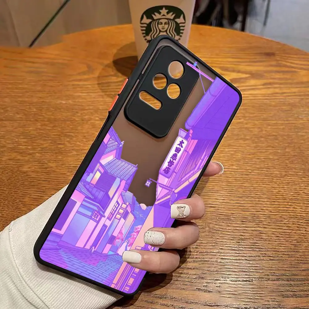 thumbnail image 1 of Funda mate para Redmi A1 K50 K40 GAMING K30 K20 10X 10C 10 9C 9T 9 8 7 PRO 4G 5G funda Anime japonés paisaje de casa pintado a mano, 1 of 5