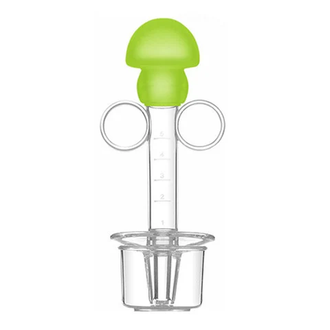 Color Baby Medicine Feeder Soft Silicone Squeeze Dispenser Feeder Infant Dropper With Scale Baby Pacifier Baby Accessories