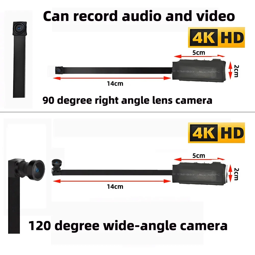 Mini telecamera WiFi 4KHD con visualizzazione remota, rilevamento mobile e altre funzioni, telecamera HD wireless stile tata fai-da-te domestica - immagine 5