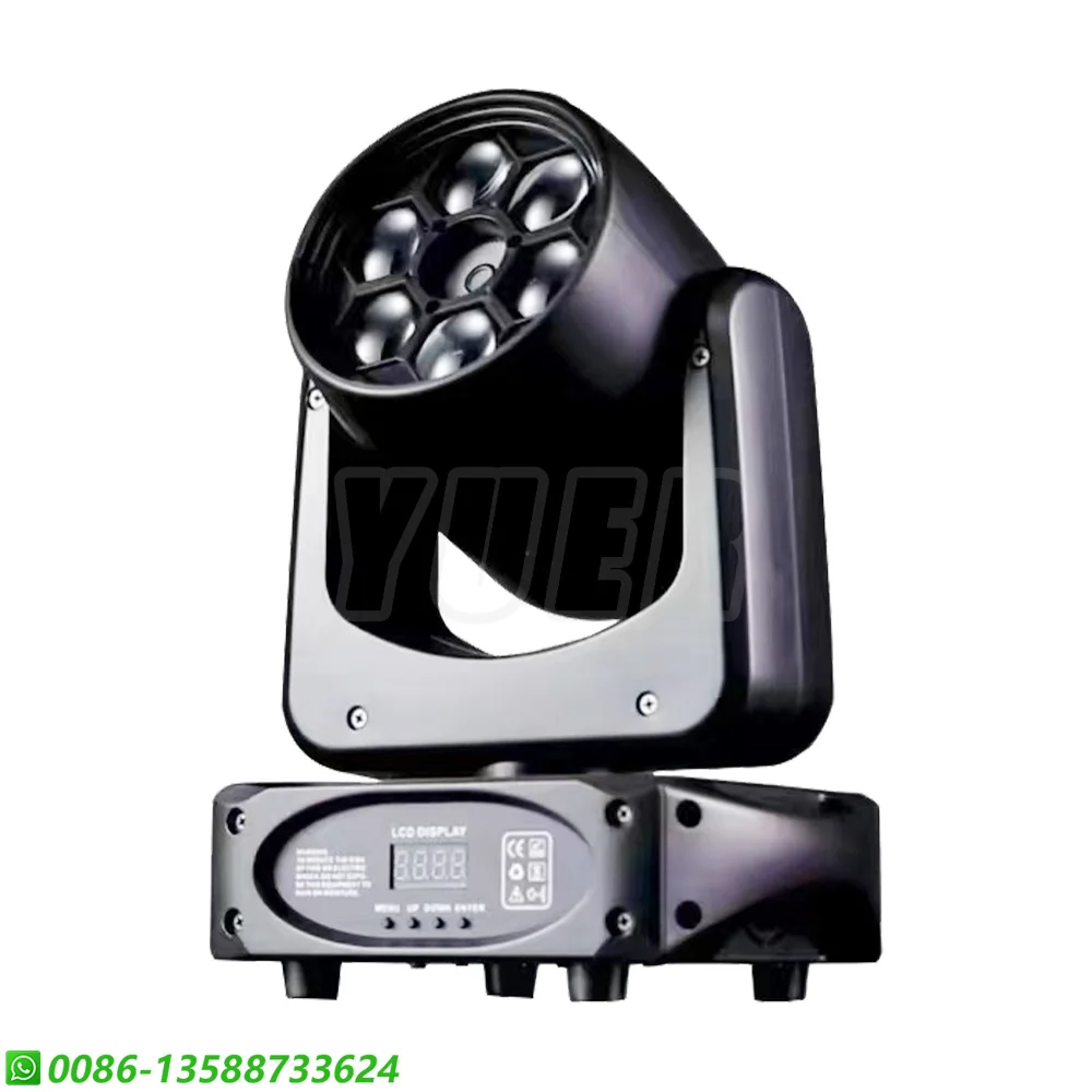 LED 6x12w Green Laser Beam Bee Eye Effect Projector Moving Head DMX512 For Dj Disco Party Wedding Event Indoor Stage Lighting