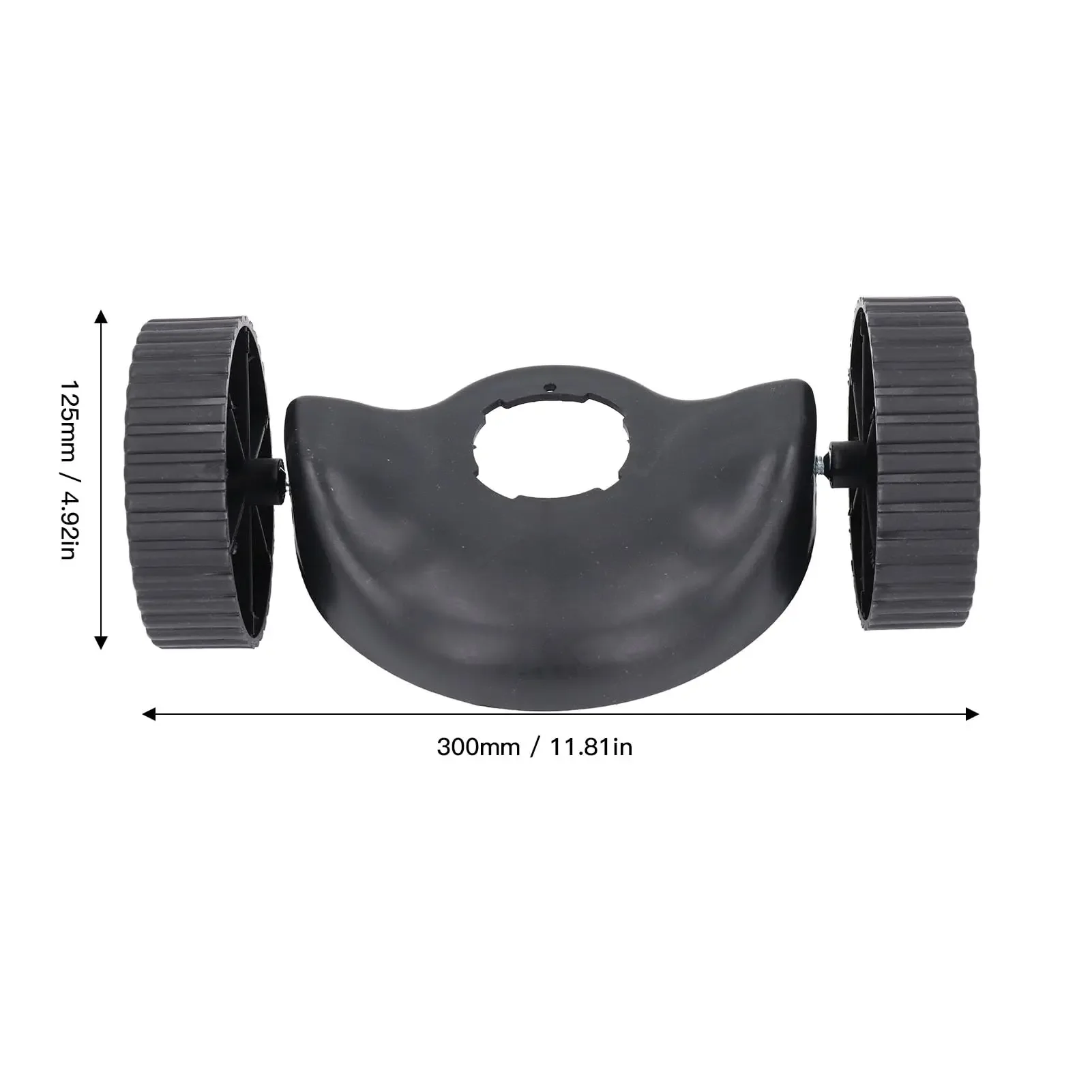 Weed Trimmer Support Wheel Weed Trimmer Support Wheels Grass Trimmer Support Wheel Attachment Universal Adjustable with Protective Cover Grass Cutter Parts