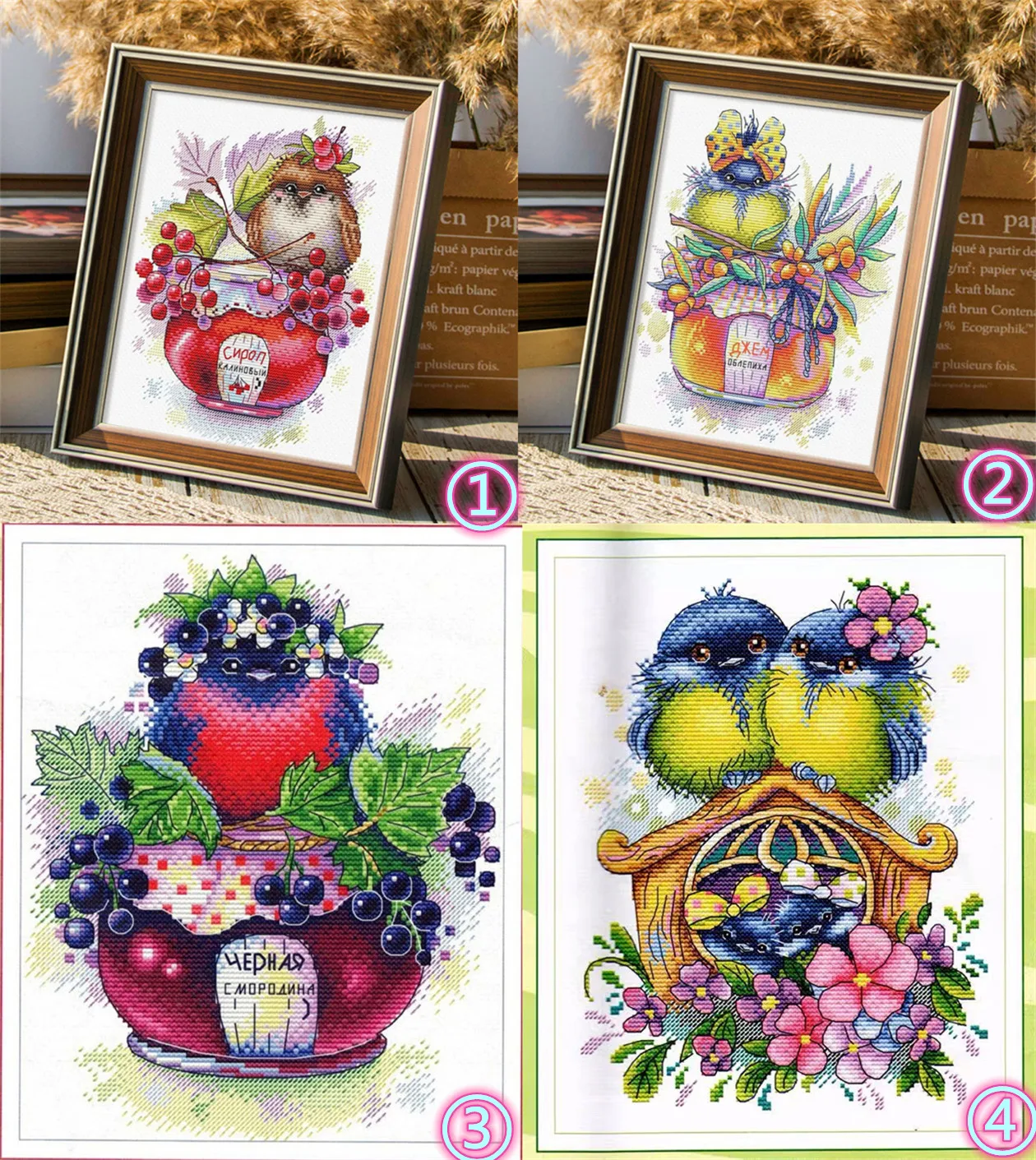 Набор для вышивки крестиком Jam bird 16CT 14CT 18CT наборы китайского крестика сделай сам