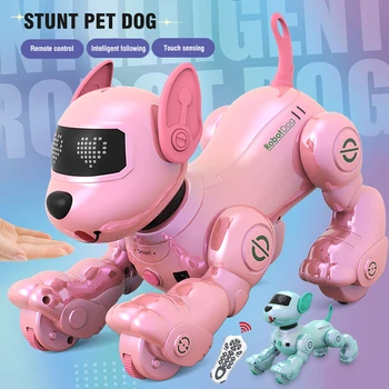Smart RC Robot Dog Animali elettronici Animali domestici Programmazione laser Camminare Divertente Canto Danza Robot Cucciolo Compleanno Regalo di Natale
