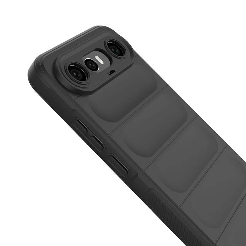 Shockproof Shield Soft Silicone TPU Phone Back Cover - Full Protection