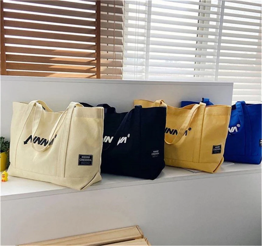 Custom Eco Beach Tote Bag Cotton Bag Canvas Tote Bags With Custom Printed Logo