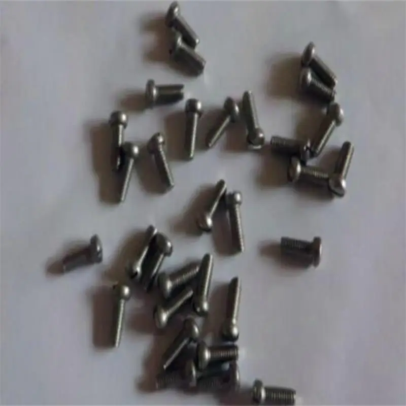 100Pcs Saxophone Flat tail Screws Sachs Repair Parts Sax screw accessories saxophone button 9pcs set saxophone finger buttons pearl real abalone shell repair parts sax replacement inlays keys