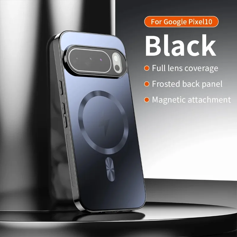 Premium Magnetic Shockproof Nano Matte Protective Phone Case with Lightning Design
