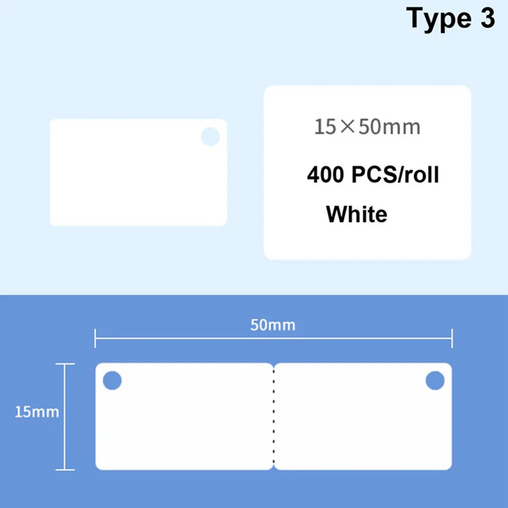 Etichette Per Gioielli 15X50Mm Etichette Per Braccialetti Per Orologi Etichette Per Etichette Termiche Vuote Con Codice A Barre A Prova Di Strappo Imp