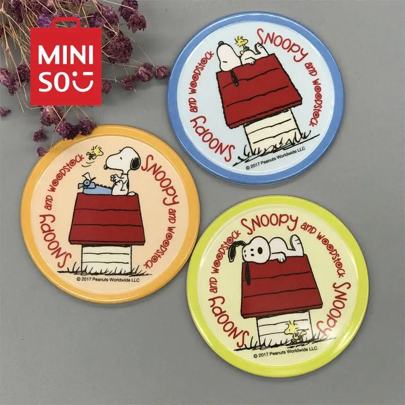 

Anime Kawaii Snoopy Cup Cushion Wear-Resistant High-Temperature Resistant Cartoon Insulation Pad Anti Slip Convenience for Girls