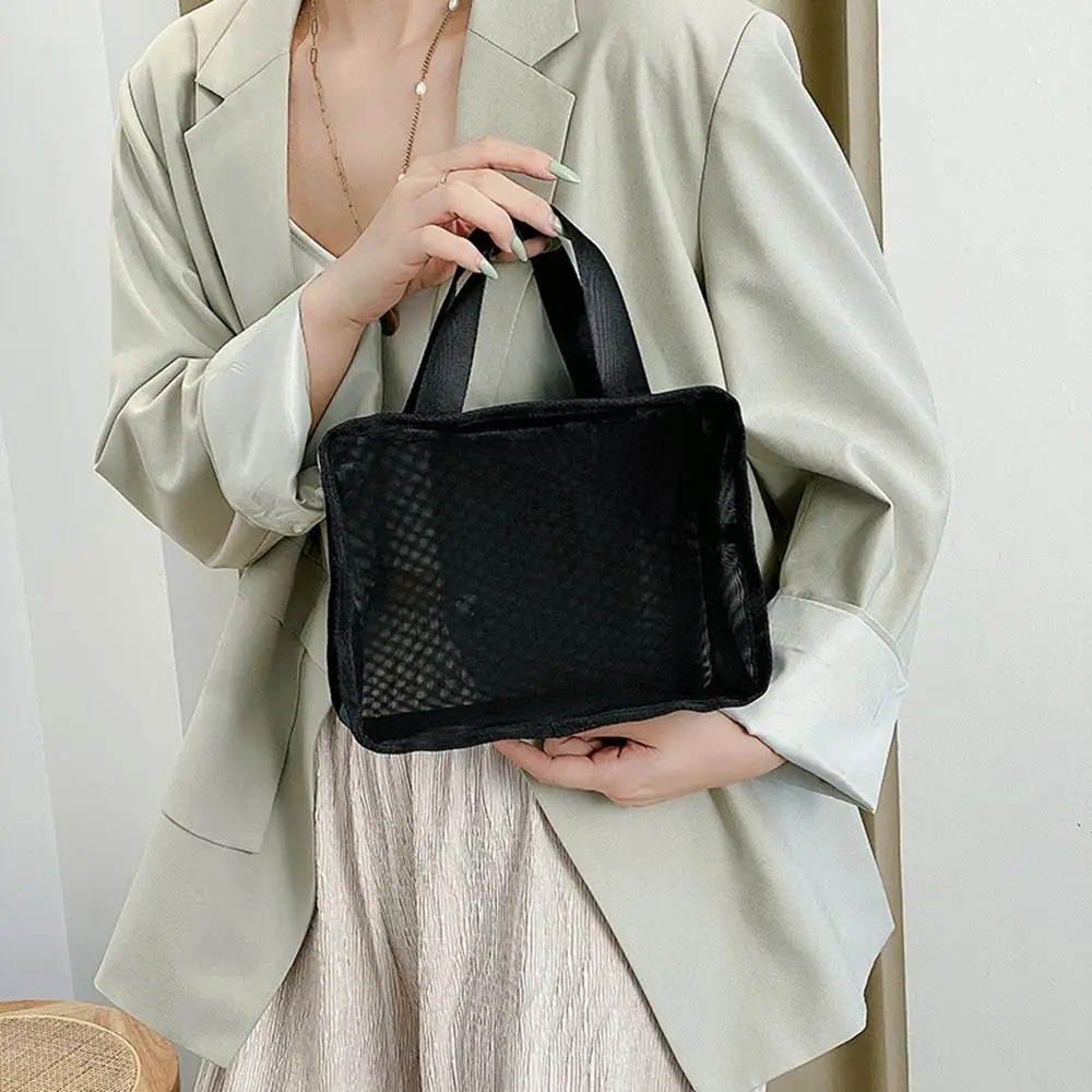 

Дорожный Органайзер, женская сумка для стирки, органайзер, Женская сетчатая косметичка, сумки для макияжа, женская сумка, косметички