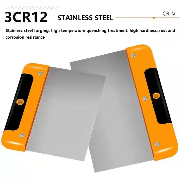 4/6/8Inch Stainless Steel Putty Knife Paint Tool Plaster Shovel Filling Spatula Putty Scraper 1pc for Wall Decoration Hand Tools