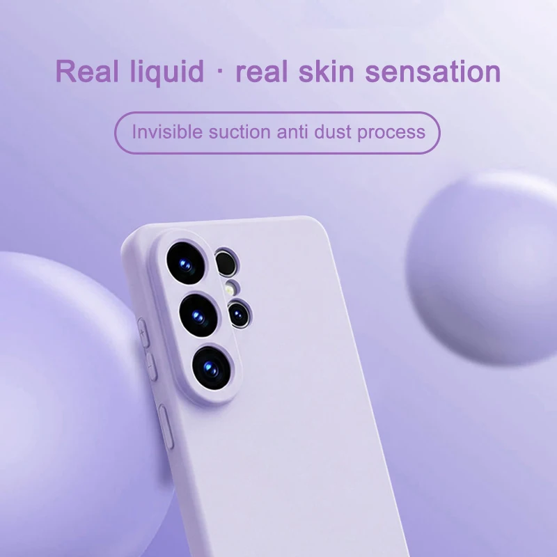 Liquid Silicone Shockproof Phone Case - Soft Cover & Protective Bumper