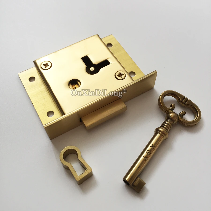 2 Pcs Locks with Key vintage cabinet locks with keys Cupboard Locks