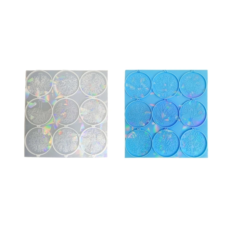 

Jewelry Casting Mold Life Tree Silicone Mold Holographic Resin Mold for DIY Wind Chime Keychains Ornament Pendant XXFB