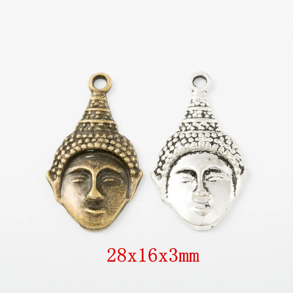 

40 шт., подвески-шармы в виде Будды