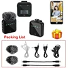Wireless Lavalier Microphone LCD for iPhone Android Laptop Live Streaming Compact Portable Lapel Mic With Dual-Channel Recording