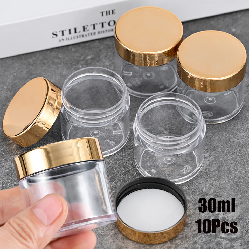 70 Vasetti Viaggio 5ml - Contenitori Cosmetici Trasparenti Con Etichette E Spatoline - Foto 8