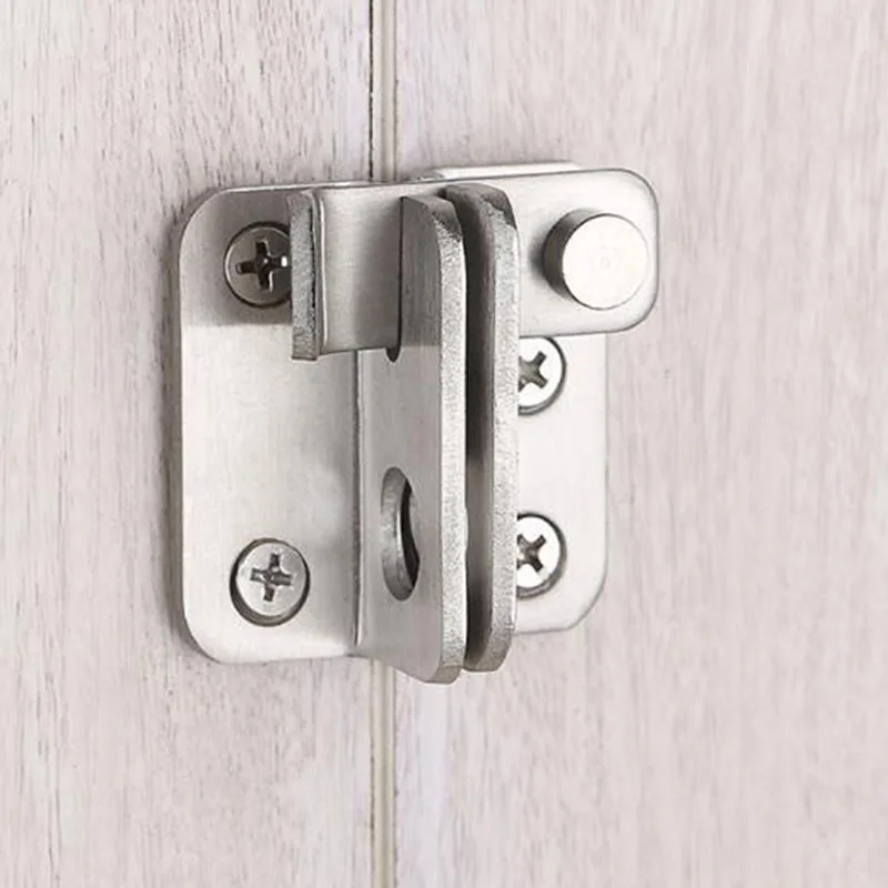 

Turn On Left / Right Brief Simple Bolt Anti-theft Security Door Thick Stainless Steel Thicken Bolt Locker Lock Hasp