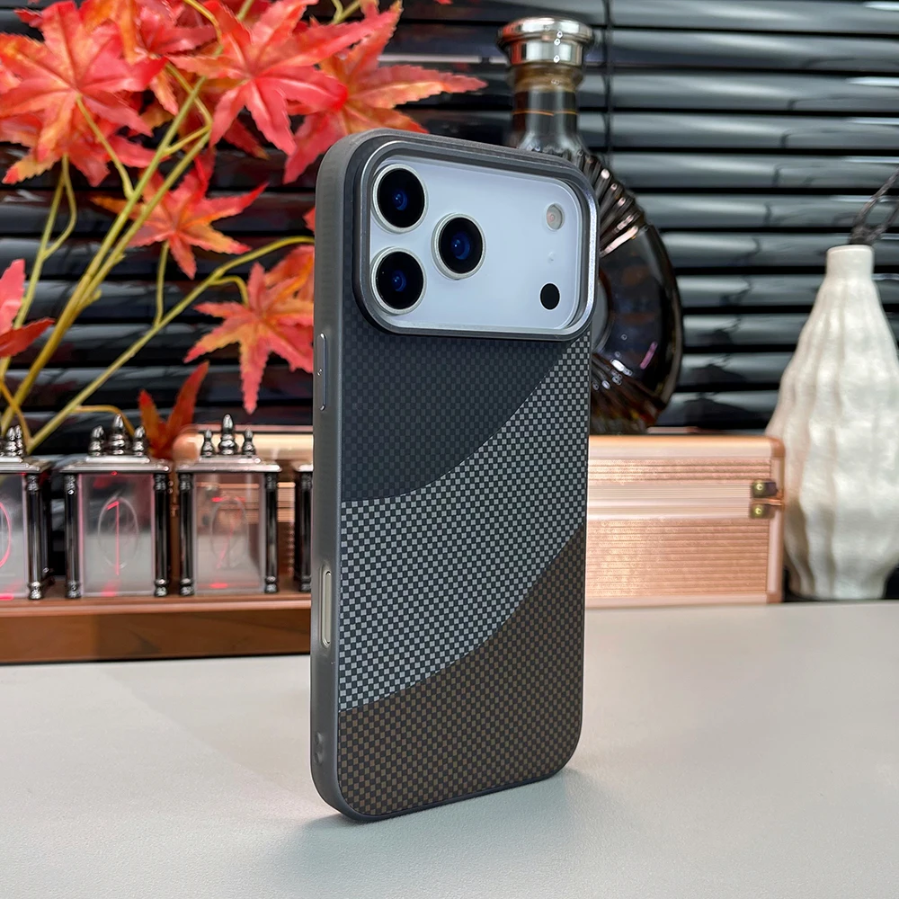 غطاء حماية شفاف من مادة TPU مع إطار عدسة معدني مغن...