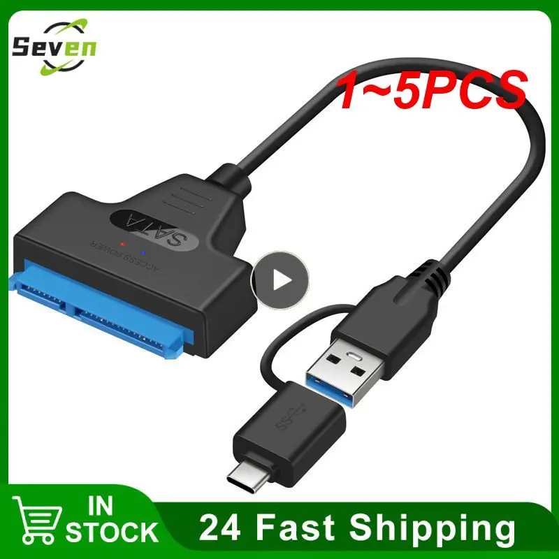 

1~5PCS External Type C or USB To 2.5 Inch HDD SATA Interface Connect Cable USB 3.1 SATA Cable For Laptop Computer